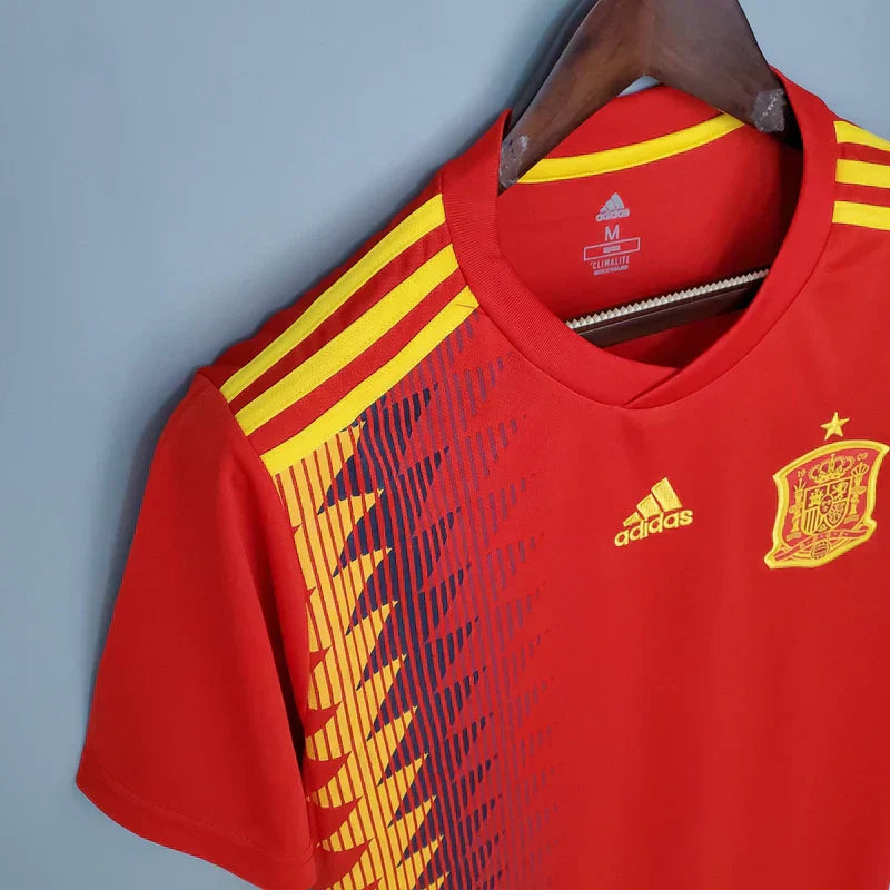 Camisa Retrô Seleção Espanha 2018/18 Home