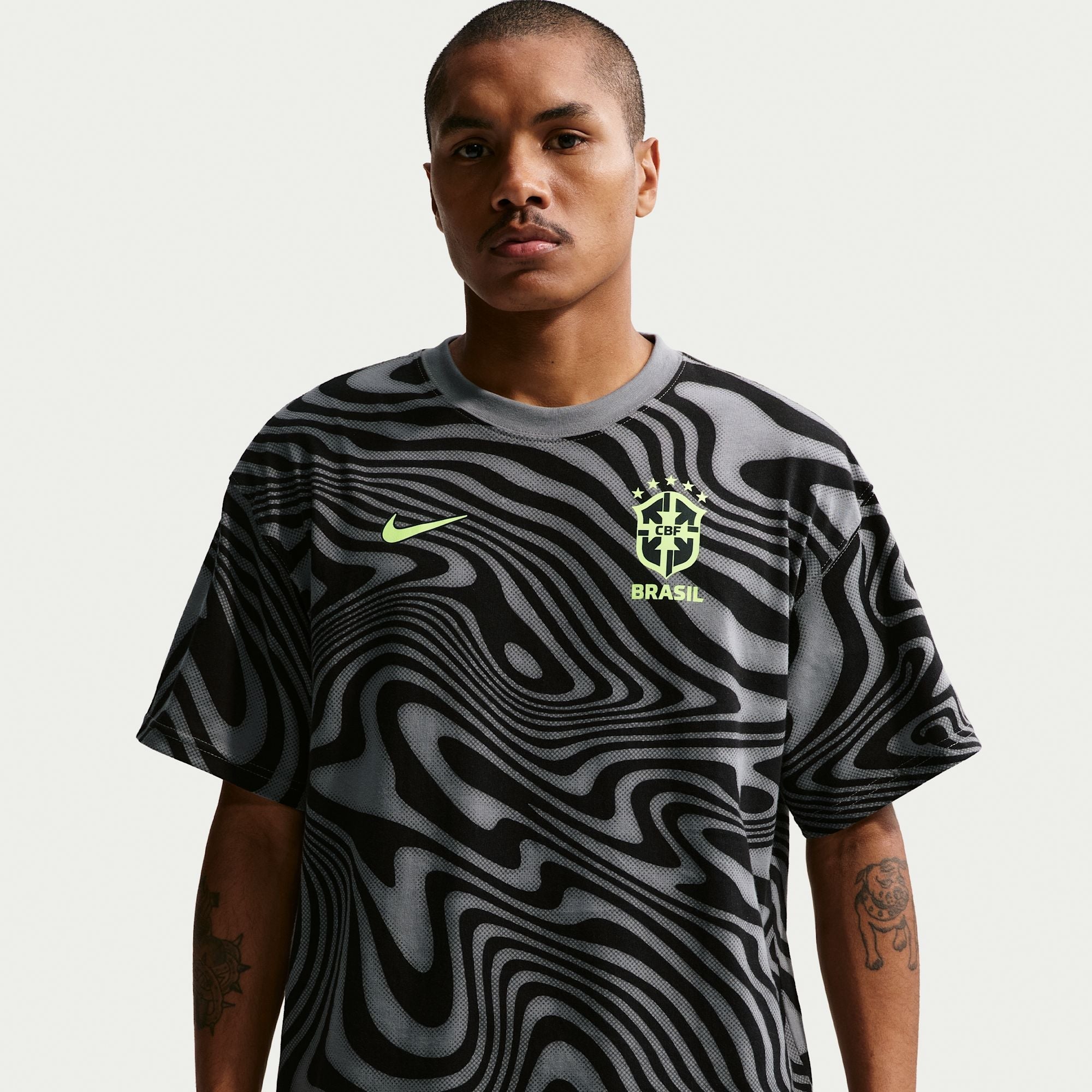 Camisa Brasil Treino 2026/27 Cinza